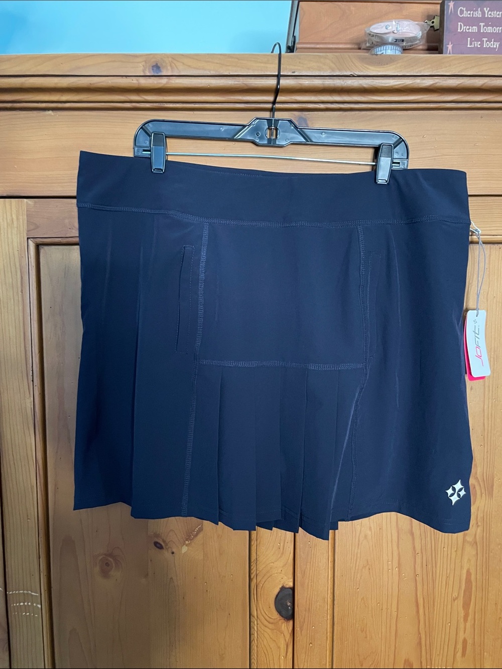 Jofit Navy Tennis Skort with Pleated Front